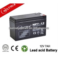 customized 12v 7ah lead acid battery factory